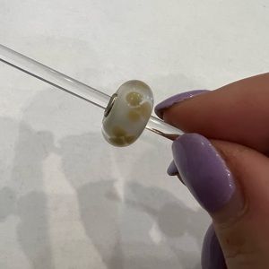 Trollbeads Nougat Flower Bead